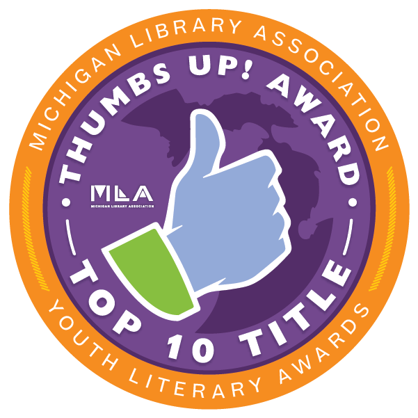 Thumbs Up! Top Ten Title Award Seal - circle with logo