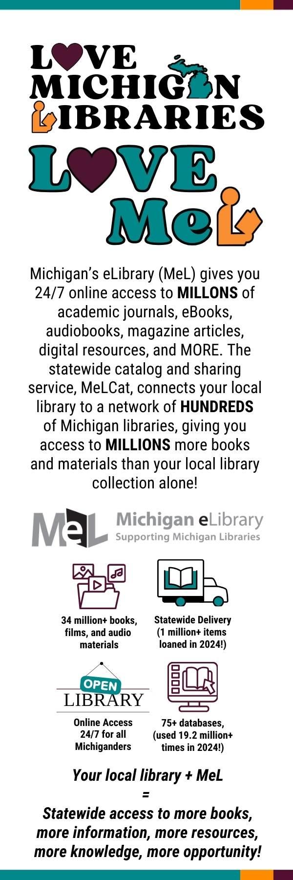 Fund libraries bookmark back