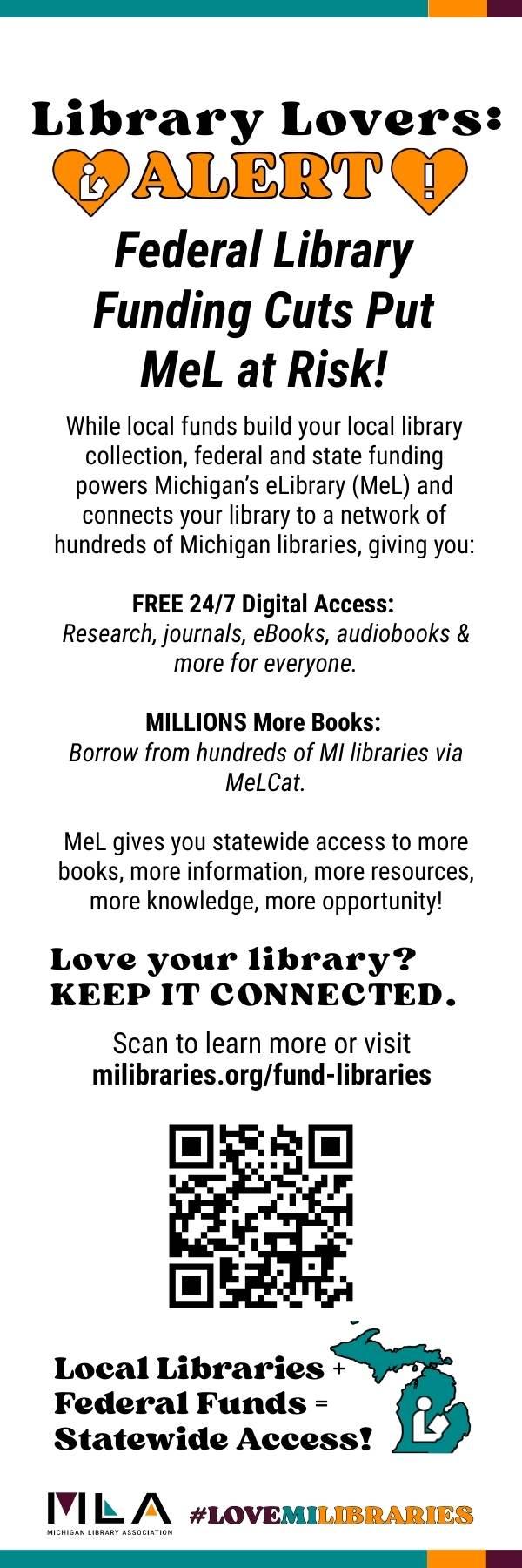 Fund libraries bookmark front