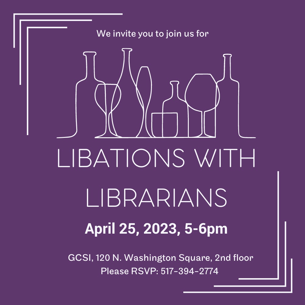 "Libations with Librarians"