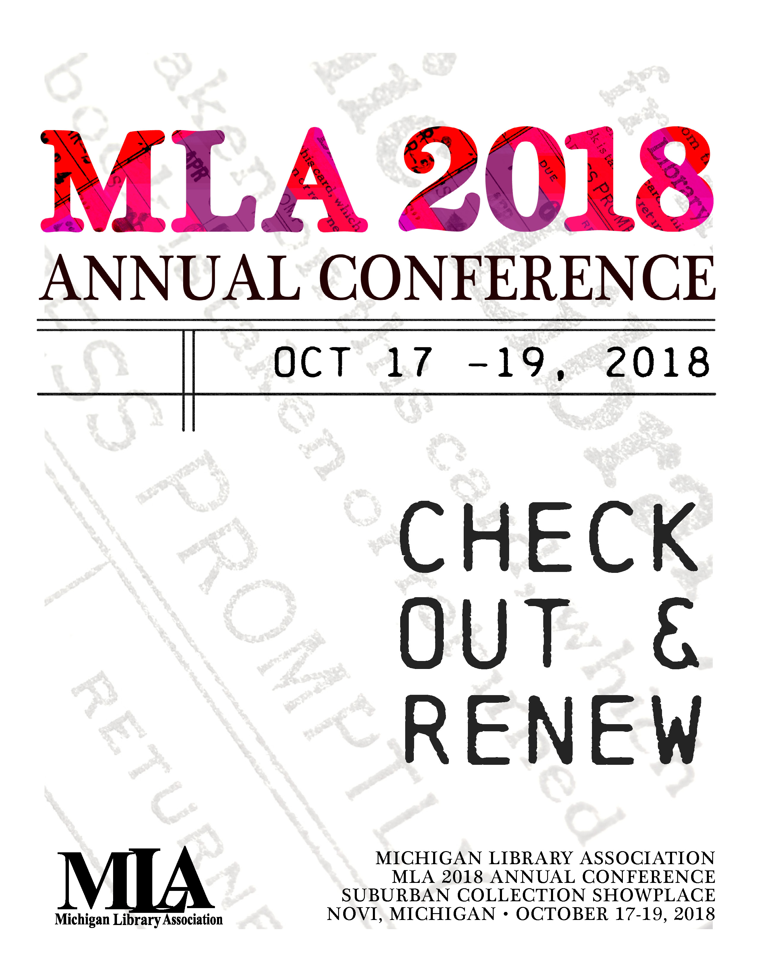 MLA 2018 Program Book Cover image - linked to program book pdf