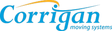 Corrigan Library Moving logo