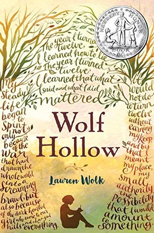 2017 YouPer Award winner Wolf Hollow By Lauren Wolk